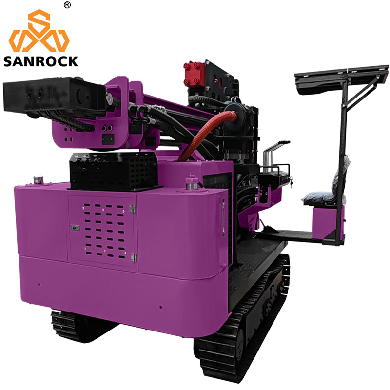 Hydraulic Pile Driver Vibration Hammer Rotate 360Degrees Photovoltaic Pile Driving Machine