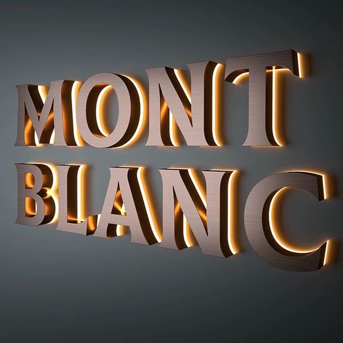 Snow Wall Sign Metal 3D LED Stainless Steel Backlit Letter for Advertising Signage