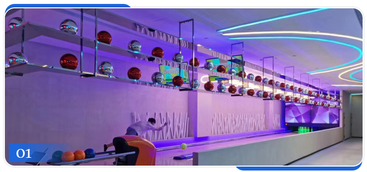 Large String Bowling Machine For Indoor Game Center Durable Easy Maintain Is Customized