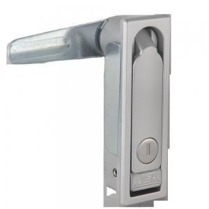 Quality Zinc Alloy Electrical Cabinet Door Lock Silver 3 Point Panel Lock wholesale