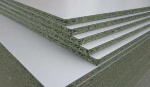 Quality PMDI Glue Blue Moisture Resistant Particle Board , Formwork Particle Board Cover Sheets wholesale