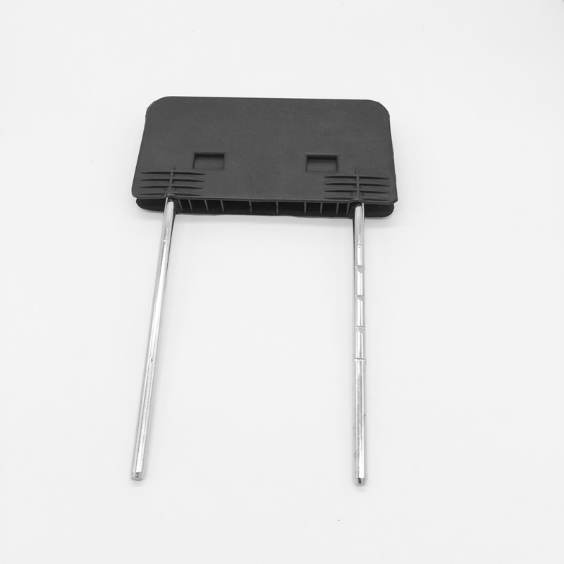 HR-HU3 headrest parts auto head rest frame headrest guides metal pole and plastic parts