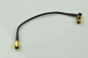 Quality RF Connctor SMA Female Right Angle To SMA Male Straight Coaxial Cable Assemblies wholesale