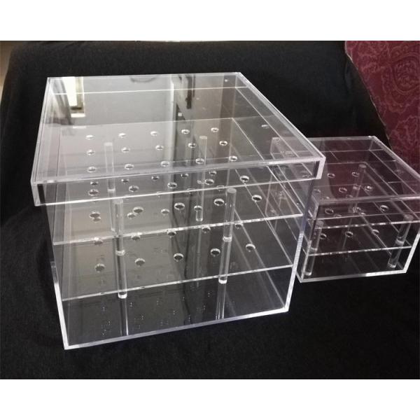 Factory Price Clear Acrylic Box OEM/ODM Transparent Preserved Rose Acrylic Box With Drawer