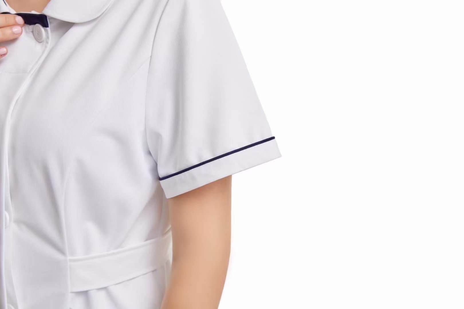 Cotton Disposable Lab Coats Doctors Nurses Men Women Pink Hospital Gown