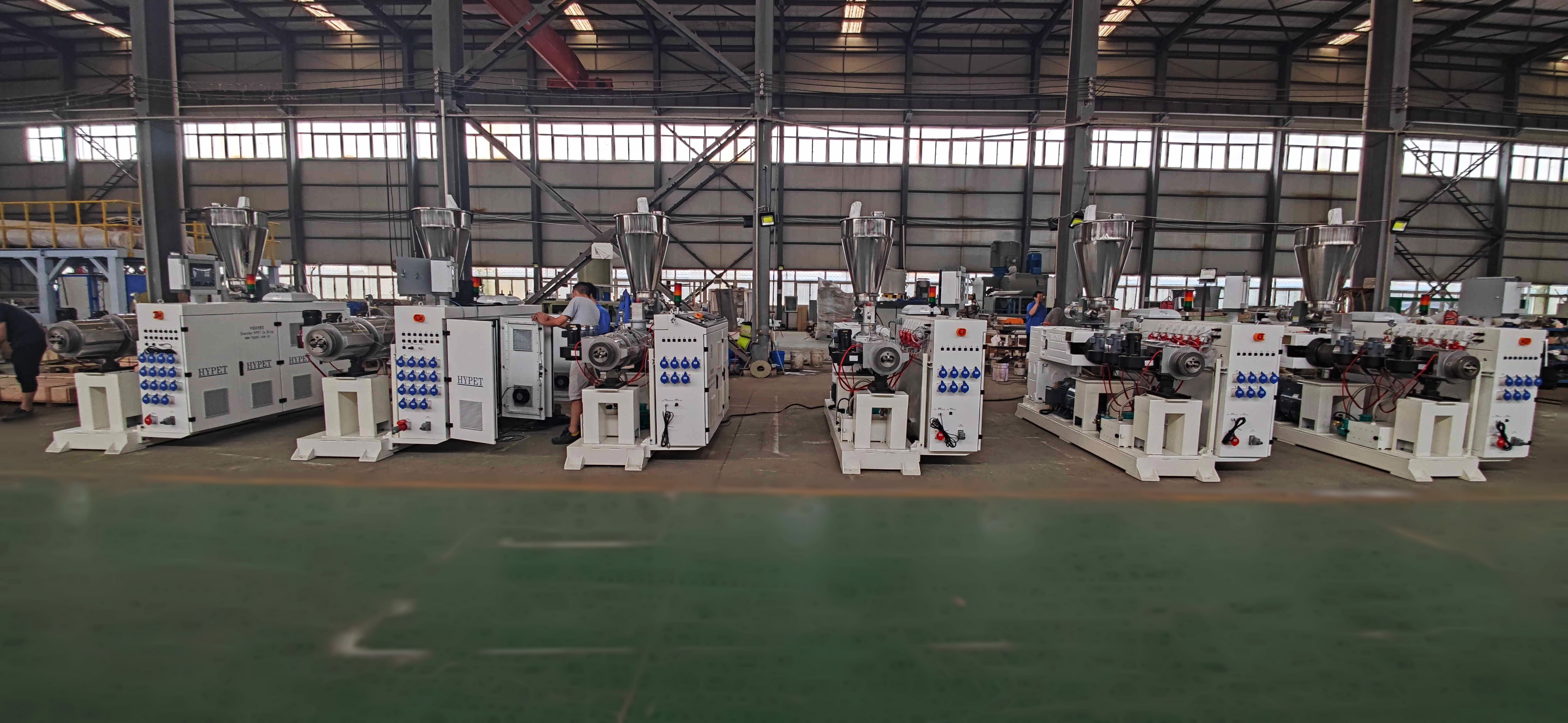 Shenzhen HYPET High Efficient Single Screw Extruder For PPR Pipe Extrusion Line