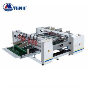 Quality 14KW Carton Box Folder Gluer Machine Double Pieces 1300x1300mm wholesale