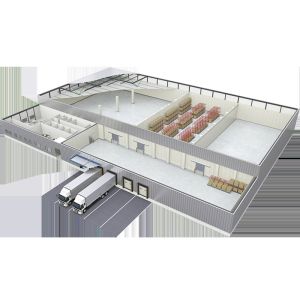 PUR PIR Insulated R404a Walk In Cooler