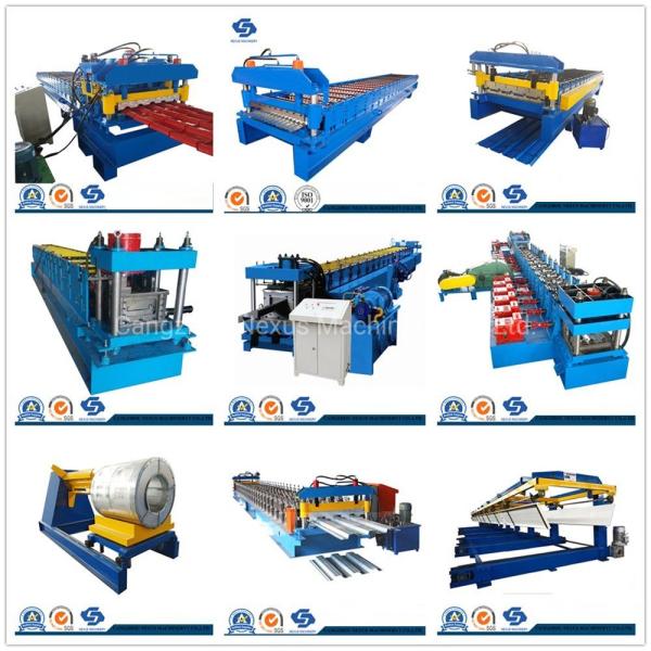 High Speed Prepainted Steel Roof Tile Ridge Cap Roll Forming Machine