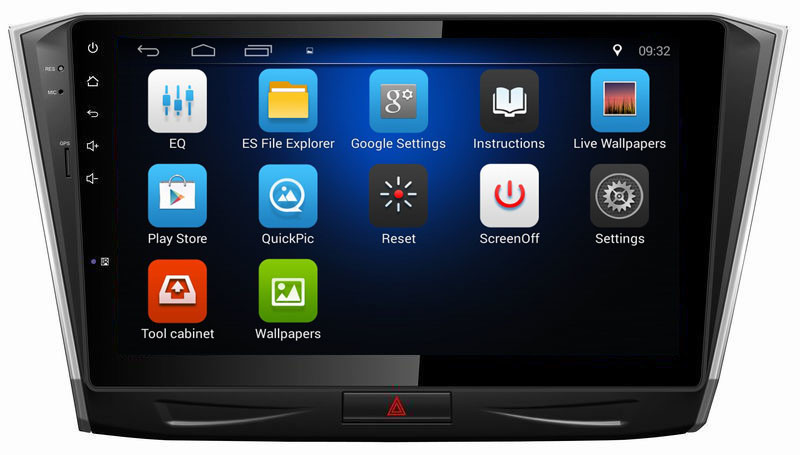 Ouchuangbo 10.1 inch car radio head unit gps navi android 8.1 for Volkswagen Passat 2015 with Bluetooth USB SWC wifi