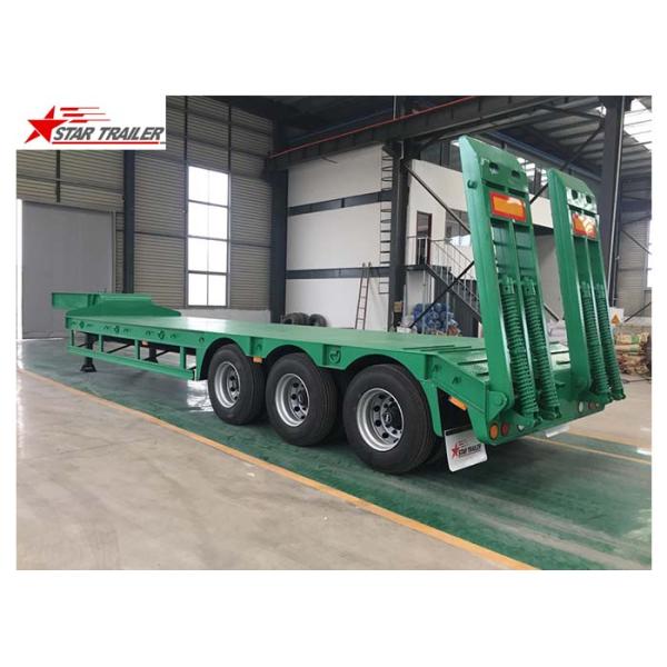 50T Payload Equipment Hauling Trailers , Custom Colors Heavy Equipment Hauling Trailers