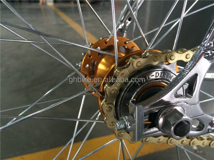 43mm Alloy Rim 700C Fixed Gear Cycle with Electroplate Finish and Chrome Steel Frame