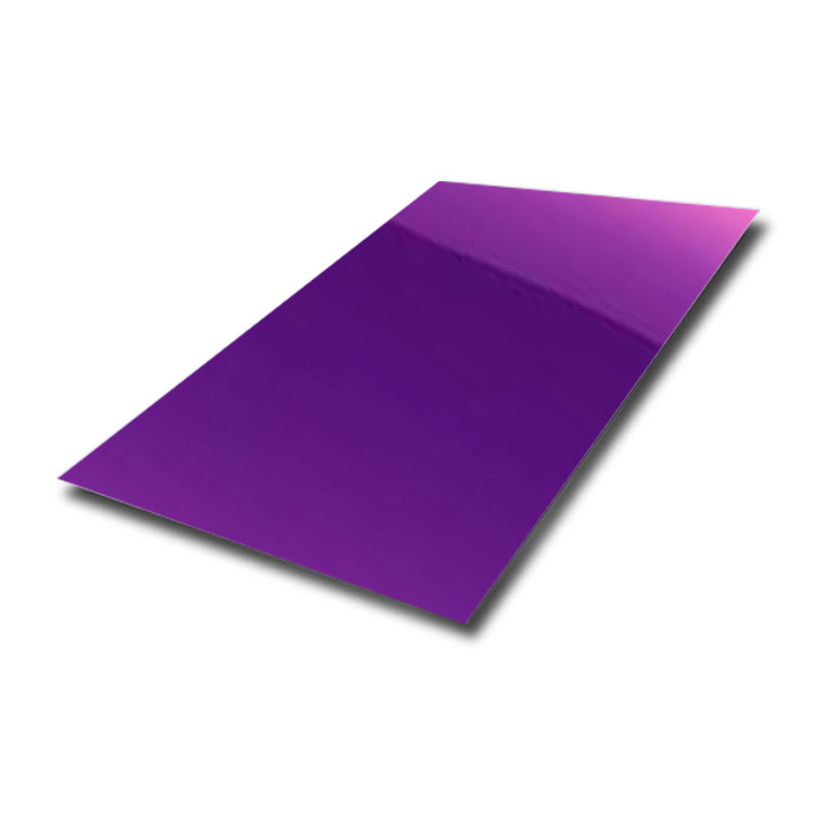 0.5mm Decorative Stainless Steel Sheet PVD Color Coat Gold Mirror Finish
