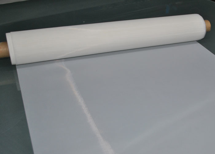SGS Certificate 132 Inch Polyester Bolting Cloth 73 Mesh For Glass Printing