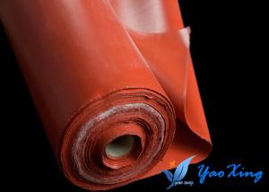 Quality 1.5mm Fireproof Silicone Coated Fiberglass Fabric One Side And Double Sides wholesale