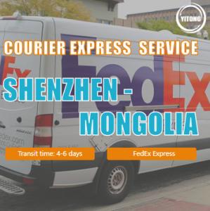 Quality 4-6 Days International Courier Express Service  From Shenzhen To Mongolia FedEx wholesale