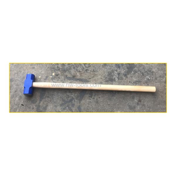 Sledge hammer with wooden handle