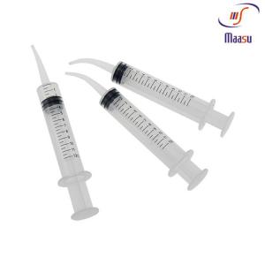 China 12cc Medical Dental Curved Irrigation Syringe Disposable on sale