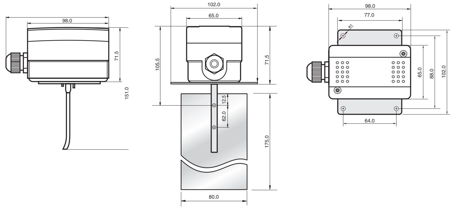 Air Conditioning CE Airflow Switch Air Handling Systems