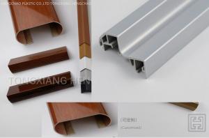 Quality L Type Wooden Laminated Extruded Pvc Profiles For Ceiling Panel Connection wholesale