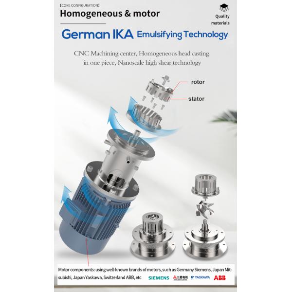 Industry Blending Mixing Machine Emulsifying Mixer for Ketchup Skincare Emulsifying Machine for Mayonnaise