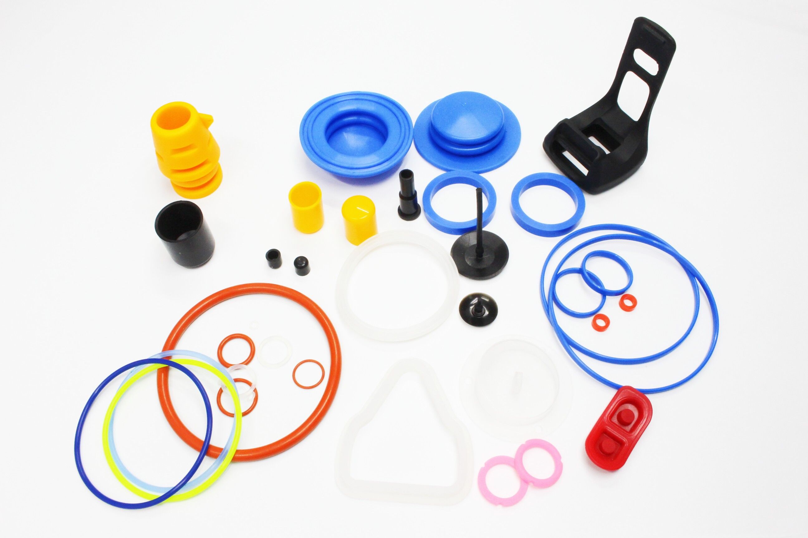 30 - 90 Shore A Hardness Rubber Ring Medical Molded Silicone Rubber Parts