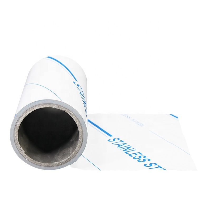 Custom Logo Printing PE Protective Film For Stainless Steel NO.4 Finish Surface