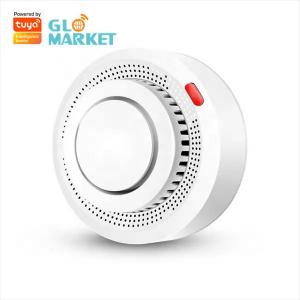Quality Tuya Smart WiFi Smoke Detector APP Control Remote Alarm SMS Notification 80DB Siren wholesale