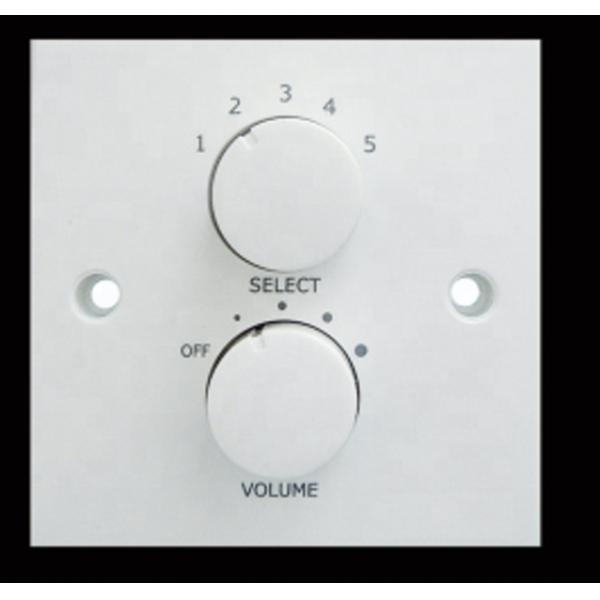 30W White Color Sensitive Efficient Volume Controller PC Material Volume Adjustment