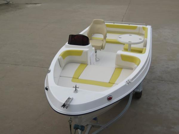 Cheap Durable Foldable Table Fiberglass Fishing Boats For Relax , Fun , Tourist for sale