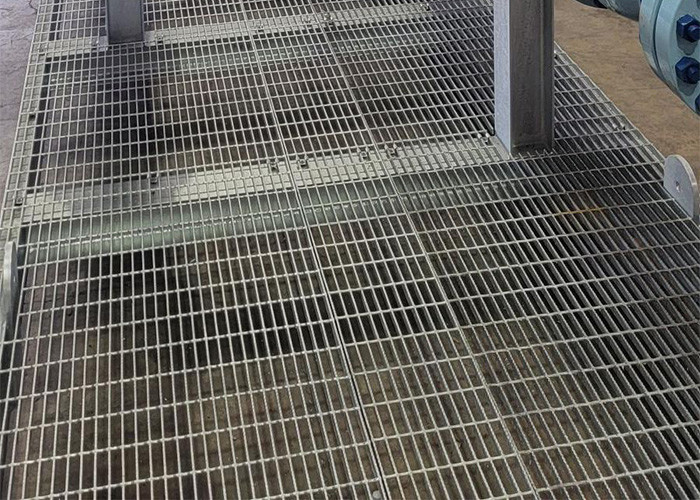Industrial Steel Grating Platform Serrated Metal Walkway Platform Trench Grating