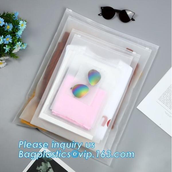 silkscreen printing holographic make up bag with slider lock, cosmetic organizer korean cosmetic bag, zipper slider conv