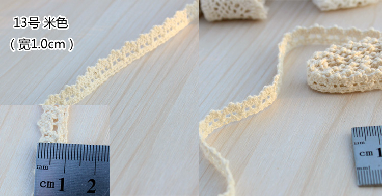 elegant 4.8-5cm width 10 yard / lot DIY handmade craft crocheted lace trim for garments
