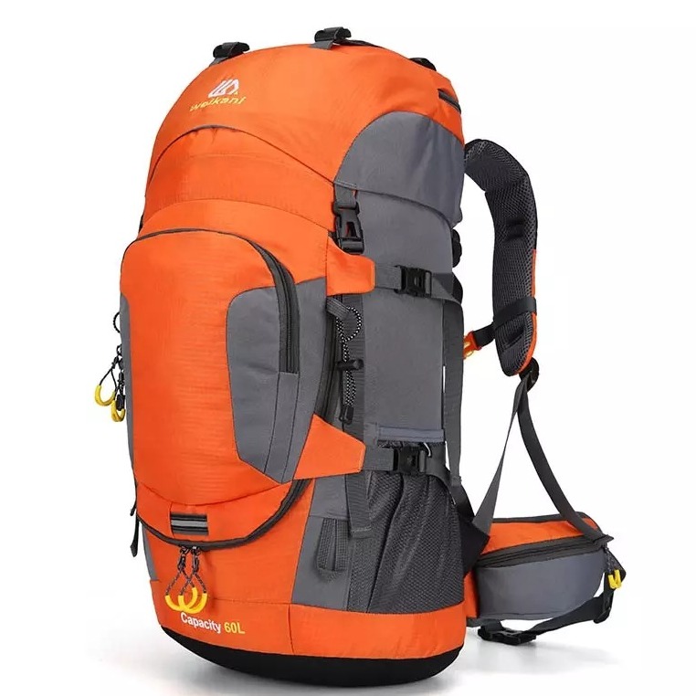 Quality 60L Lightweight Waterproof Hiking Backpack 70cm Rainproof Backpacks wholesale