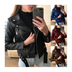 Quality                  Leather Jacket Winter and Autumn Fall Apparel Clothes for Women Cardigan Blazer Jacket Blazers Ladies Coats              wholesale