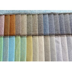 Dyed Furniture Textile Fabric 240gsm Linen Polyester Textile
