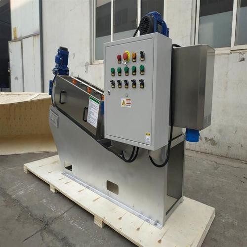 Stacked Mobile Screw Press Sludge Dewatering Machine Stainless Steel Sludge