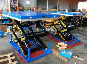 China Workshop Portable Small Hydraulic Lift Table Scissor Electric Platform 1000kg on sale