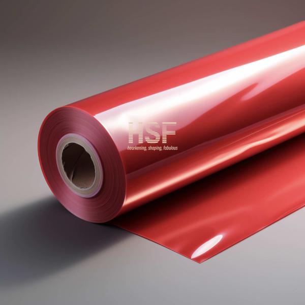 Opaque Red 40μm HDPE Plastic Sheet Roll with 5000 Meters Winding Length for Packaging and Construction