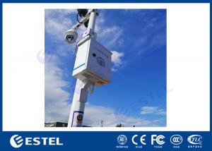 China Pole Mounted Wall Installed IP55 Traffic Control Enclosure With Back Plate And Din Rail on sale