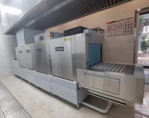 China Automatic Stainless Steel Commercial Dishwasher Machine High Temperature Control on sale
