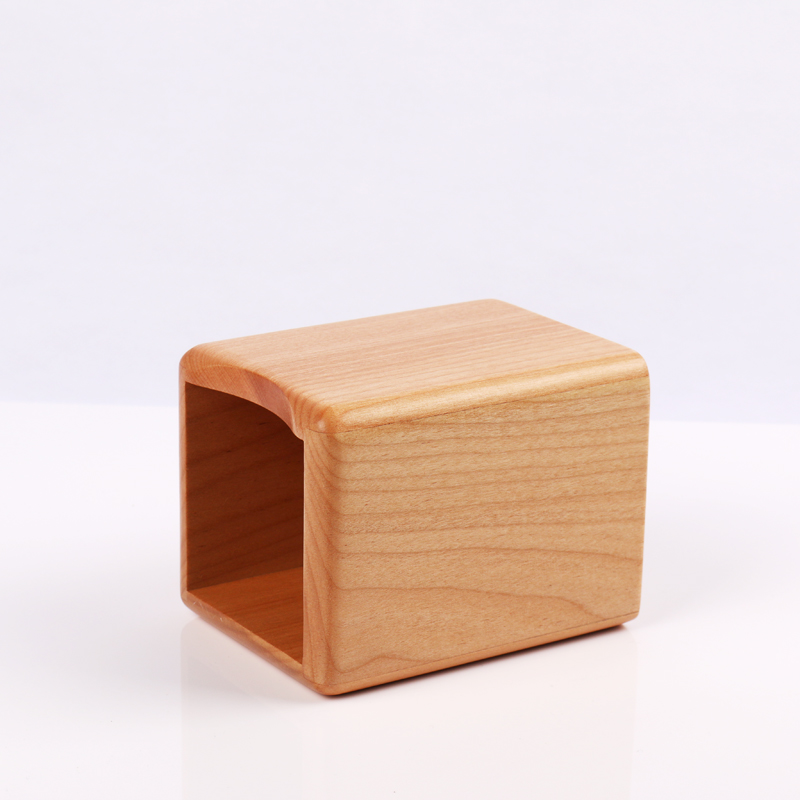 Custom High Quality Simple Office Desktop Pencil Organizer Wooden Pen Holder for Students