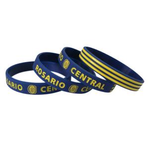 Quality Customized Silicone Wristband with Silk-Screen Printing wholesale