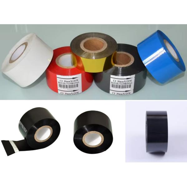 30mm x 100m Black hot coding foil Ribbon for Coding Machine DY8 HP241 HP241B Lot Number Printer Machine