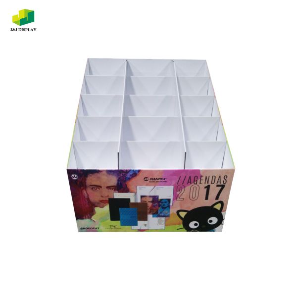 Cardboard Retail Floor Stand Foldable Offset Printing for Supermaket
