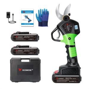Quality 40mm Komok Pruning Shears , 2Ah 2000mAh Battery Powered Pruners wholesale