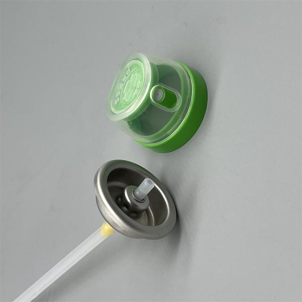 Air Freshener Spray Valve with Actuator Home & Commercial Air Freshening Solution with Leak-Proof Precision Design for Easy Spray Can Installation