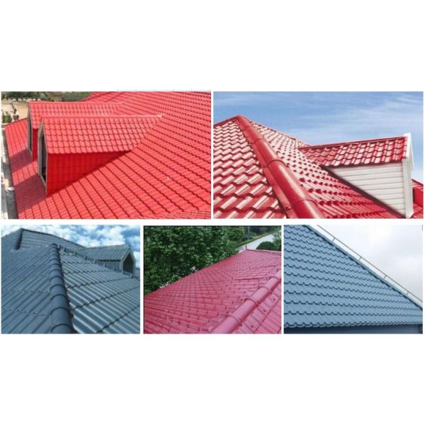 1220mm Width Galvanized Roof Metal Tile Making Machine Roof Tile Roll Forming Machine