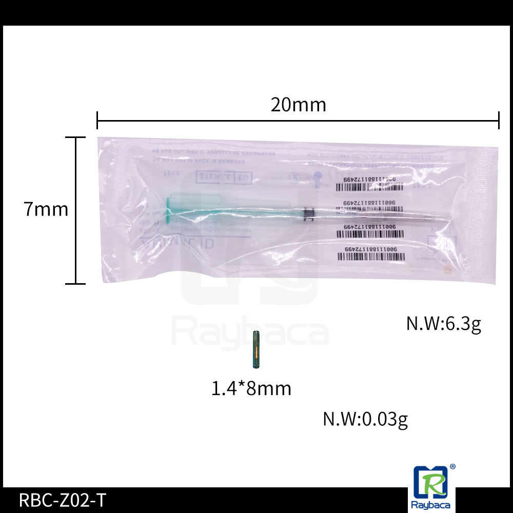 ICAR Certified Anti - Sliding Identification Microchip Syringe 1.4 X 8mm