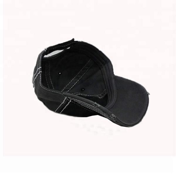 Distressed Style Mens Vintage Baseball Caps , Custom Short Bill Baseball Cap